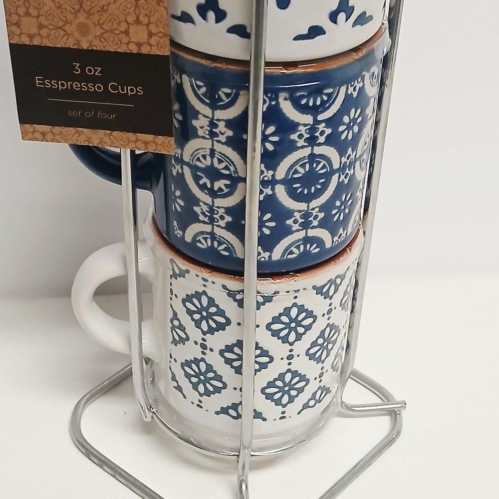 Stackable Espresso Mugs 3oz - Picture 4 of 7